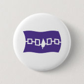 Iroquois Confederacy Flag Button (Voorkant)