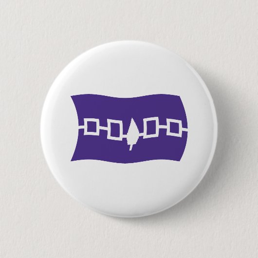 Iroquois Confederacy Flag Button (Voorkant)