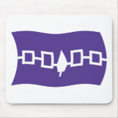 Iroquois Confederacy Flag Mousepad Muismat (Voorkant)