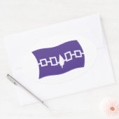 Iroquois Confederacy Flag Sticker (Envelop)