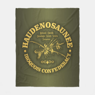 Iroquois Confederacy (Haudenosaunee) Fleece Deken