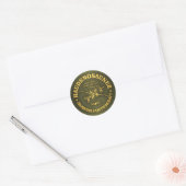 Iroquois Confederacy (Haudenosaunee) Ronde Sticker (Envelop)