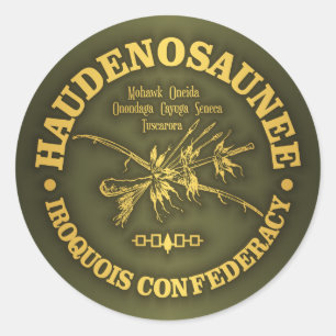 Iroquois Confederacy (Haudenosaunee) Ronde Sticker