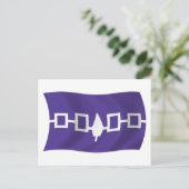 Iroquois Confederatie Vlag Briefkaart (Staand voorkant)