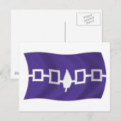 Iroquois Confederatie Vlag Briefkaart (Voorkant / Achterkant)