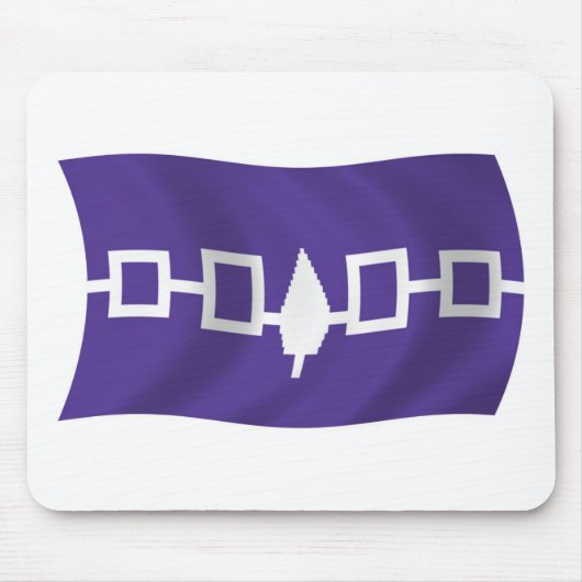 Iroquois Confederatie Vlag Muismat (Voorkant)