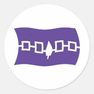 Iroquois Confederatie Vlag Sticker