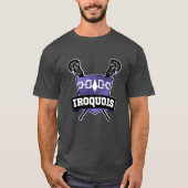 Iroquois Flag Lacrosse Logo T-shirt (Voorkant)