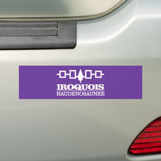 Iroquois (Haudenosaunee) Bumpersticker (Op auto)