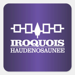 Iroquois (Haudenosaunee) Vierkante Sticker