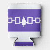 Iroquois Indiaanse vlag Blikjeskoeler (Voorkant)
