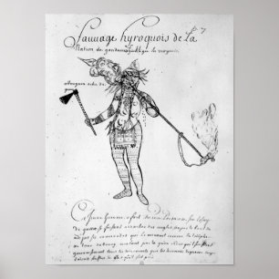 Iroquois Indian of Canada Poster