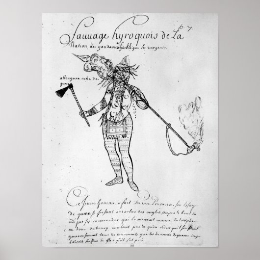 Iroquois Indian of Canada Poster (Voorkant)