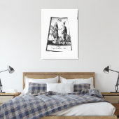 Iroquois Indians Canvas Afdruk (Insitu (Slaapkamer))