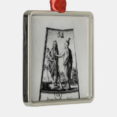 Iroquois Indians Metalen Ornament (Rechts)
