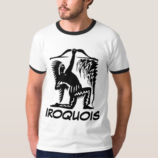 IROQUOIS INDIË T-SHIRTS TEES (Voorkant)