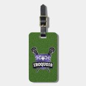 Iroquois Lacrosse Bagagelabel Sjabloon (Voorkant verticaal)
