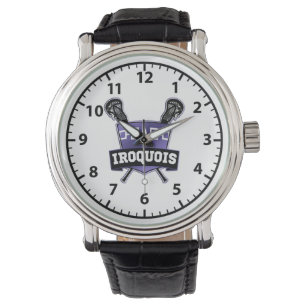 Iroquois Nation Lacrosse Horloge