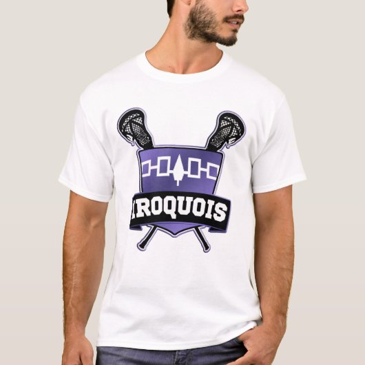 Iroquois Nation Lacrosse Logo-T-shirt T-shirt (Voorkant)