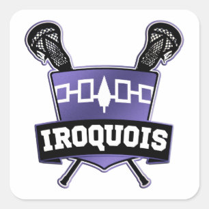 Iroquois Nation Lacrosse Vierkante Sticker