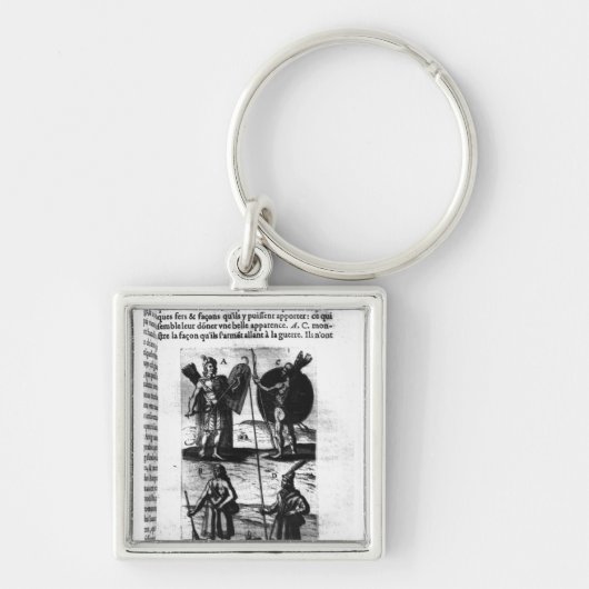 Iroquois of New France Sleutelhanger (Voorkant)