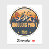 Iroquois Point, Hawaï Sticker (Vel)