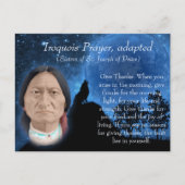 Iroquois Prayer Briefkaart (Voorkant)