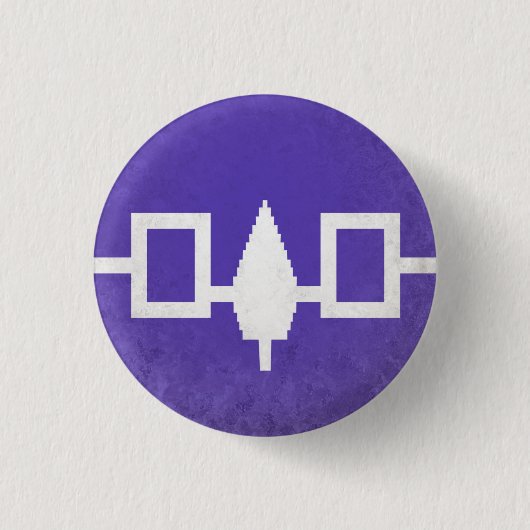 Iroquois Ronde Button 3,2 Cm (Voorkant)