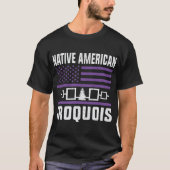 Iroquois tribe - Mohawk tribe symbolen T-shirt (Voorkant)
