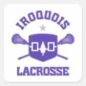 Iroquois Vierkante Sticker (Voorkant)