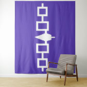Iroquois vlag Wampum riem Wandkleed (In situ)