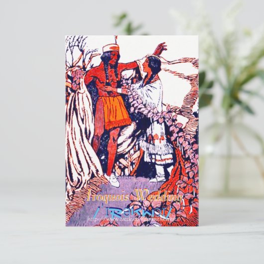 "Iroquois Wedding" (Staand voorkant)
