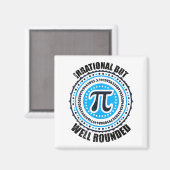 Irrationaal Maar Wel Rond 3,14 Pi Nummer Symbool M Magneet (Voorkant / Achterkant)