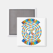 Irrationaal Maar Wel Rond 3.14 Pi Nummer Symbool M Magneet (Voorkant / Achterkant)