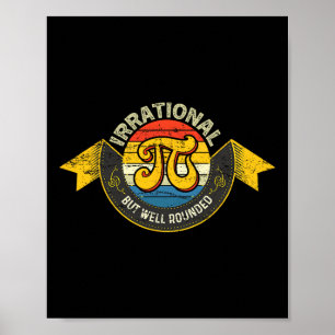 Irrationale maar wel ronde Pi-dag Poster