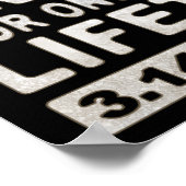 Irrationeel Pi Day Pirate Poster (Hoek)