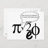 Irrationele Boedissen Briefkaart (Voorkant / Achterkant)