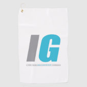 Irrationele jongens Golf Towel Golfhanddoek (Voorkant)