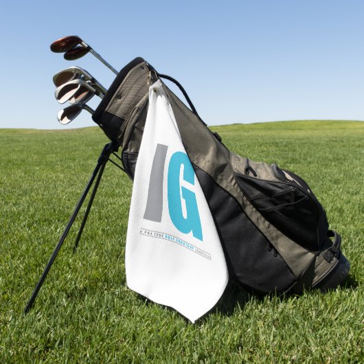 Irrationele jongens Golf Towel Golfhanddoek (Groen)