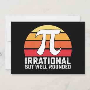 Irrationele maar goed afgeronde PI Day Wiskunde Kaart