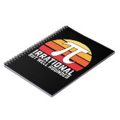 Irrationele maar goed afgeronde PI Day Wiskunde  Notitieboek (Linkerzijde)