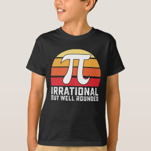Irrationele maar goed afgeronde PI Day Wiskunde  T-shirt
