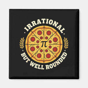 Irrationele Maar Goed Afgeronde Pizza Pi Symbool W Magneet