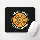 Irrationele Maar Goed Afgeronde Pizza Pi Symbool W Muismat (Met muis)