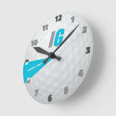 Irrationele mannen met stroomklok ronde klok (Hoek)