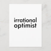 Irrationele Optimist Briefkaart (Voorkant)