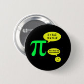 Irrationele Pi-Humor Ronde Button 5,7 Cm (Voorkant /achterkant)