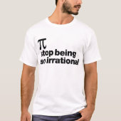 Irrationele Pi T-shirt (Voorkant)