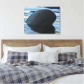 Irrawaddy Dolphin Peek-A-Boo Canvas Afdruk (Insitu (Slaapkamer))