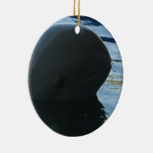 Irrawaddy Dolphin Peek-A-Boo Keramisch Ornament (Rechts)